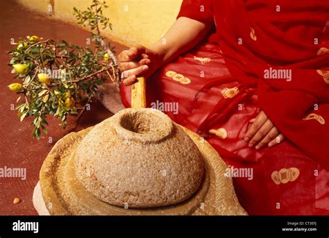 ARGAN OIL PRODUCTION Stock Photo - Alamy