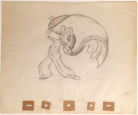 Animation Collection: Original Production Drawing of Mortimer Mouse from "Mickey's Rival," 1936