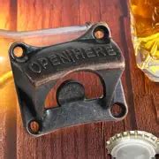 Iron Beer Bottle Opener, Square Red Bronze - Temu