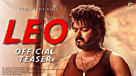 Thalapathy Vijay Leo Movie First Look Poster Hd - vrogue.co