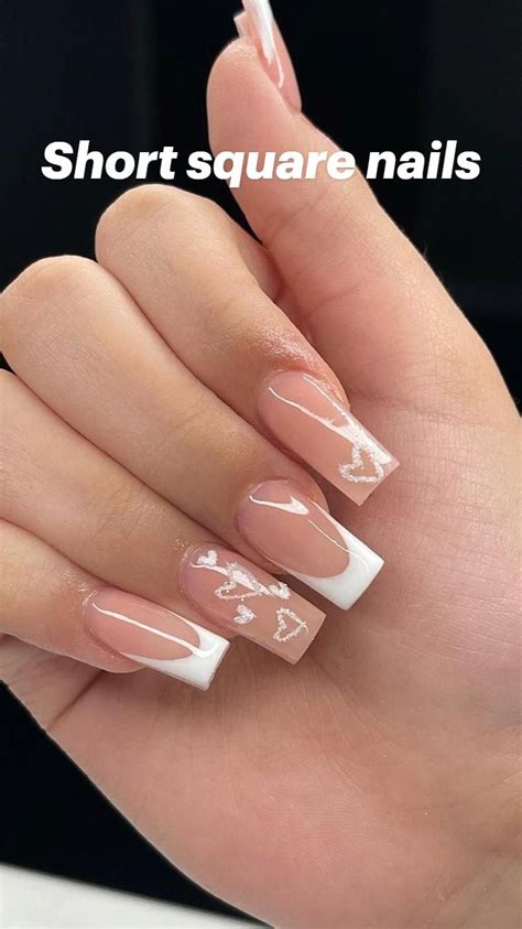 Short square acrylic nails summer nails inpo nail art design 2022 – Artofit