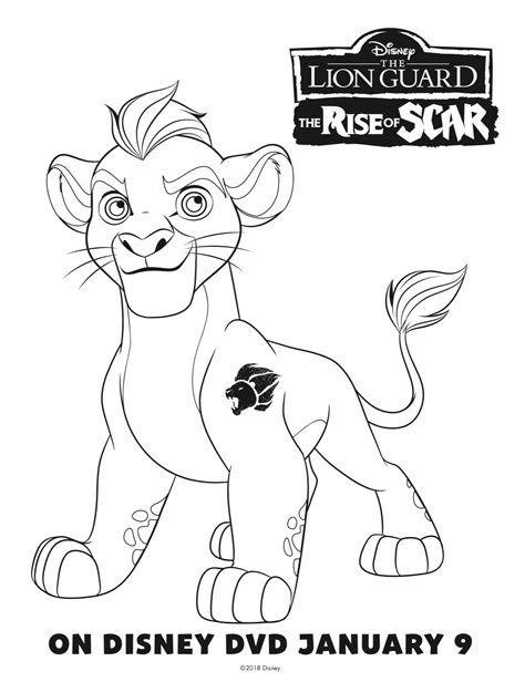 Free Printable Disney The Lion Guard Coloring Pages + Activity Sheets - Life. Family. Joy