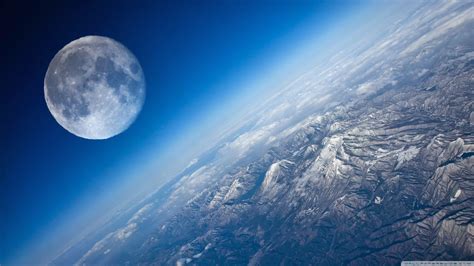 Earth and Moon Wallpapers - Top Free Earth and Moon Backgrounds ...