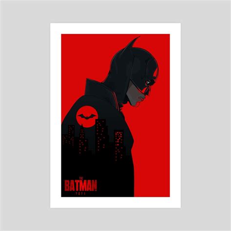 Batman Robert pattinson poster, an art print by Hk artworks - INPRNT