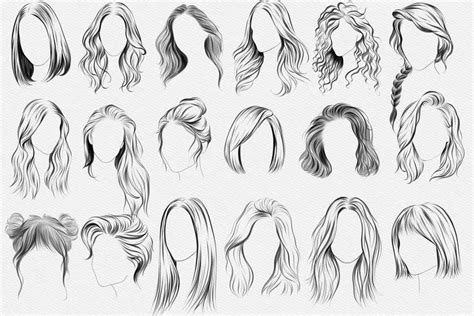 how to draw portraits – tutorials and ideas | Sky Rye Design | Drawing hair tutorial, Girl hair ...