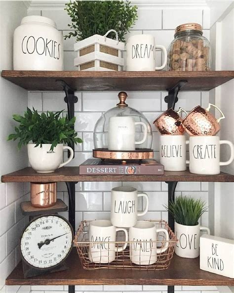 26 Farmhouse Shelf Decor Ideas that are both Functional and Gorgeous | Farmhouse shelves decor ...