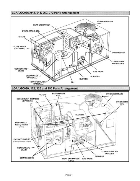 LENNOX Package Units(both Units Combined) Manual L0806704