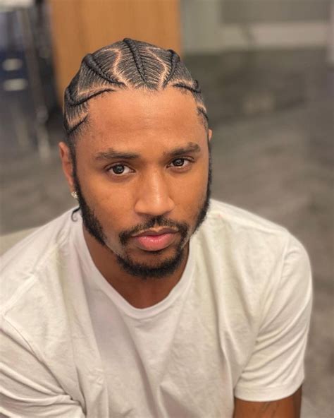 TREYSONGZ FANPAGE ️ Iyonna👼🏾 on Instagram: “Fave getting his cornrows done by @dubaisalon ...