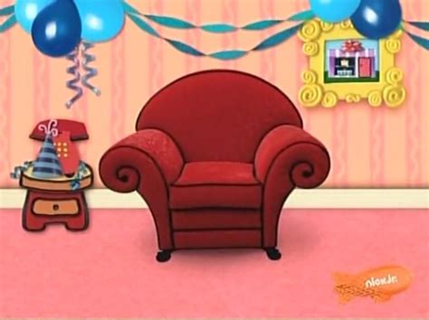 Living Room | Blue's Clues Wiki | Fandom | Blues clues, Happy birthday blue, Kids lounge chair