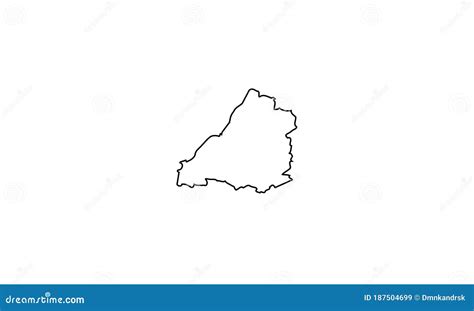 Avon County Outline Map England Region State Country Stock Vector - Illustration of state ...