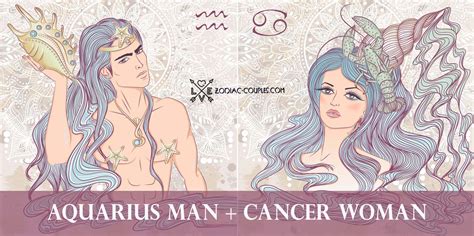 Aquarius man and Cancer woman famous couples and compatibility ♒♋ - Zodiac Couples