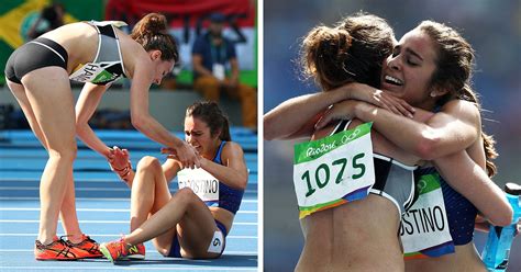 Olympic Runners Who Came Last After Helping Each Other Get Moved To The ...