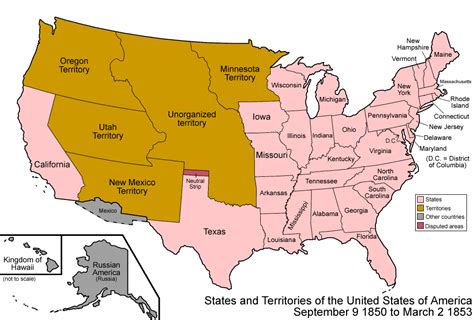 Territorial Expansion in the United States From 1800-1850 - WriteWork