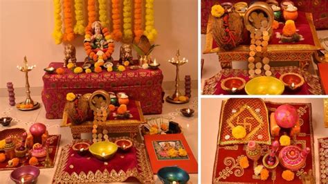 Diwali Lakshmi pujan vidhi , लक्ष्मी पूजन कसे करावे - मांडणी आणि विधी , diwali laxmi pujan vidhi ...