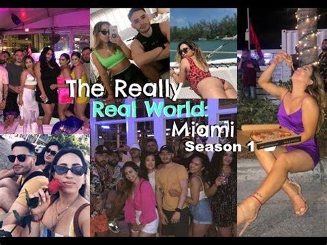 The Really Real World: Miami Season 1 Vlog - YouTube | Vlogging, Season 1, Reality show