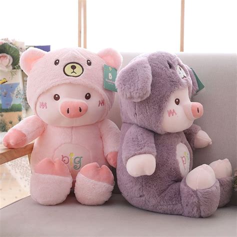 Cute Pig Plush Toy | Pig plush, Cute pigs, Kawaii pig
