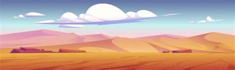 Desert Background Cartoon