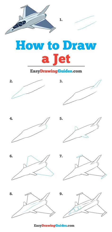 How to Draw a Fighter Jet: Step-by-Step Tutorial