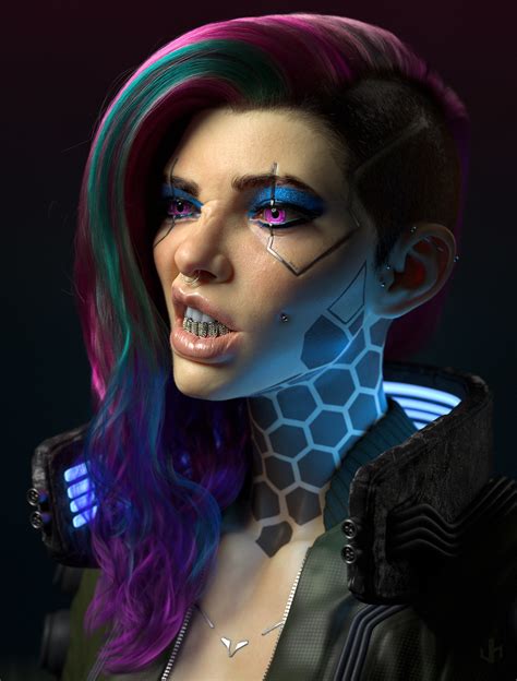 Art of JHill - Cyberpunk Girl