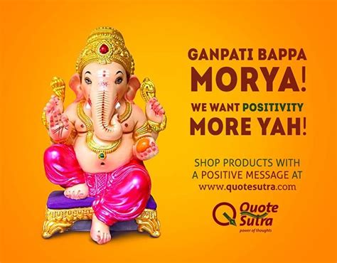 Ganpati bappa Morya! We want Positivity More yah | Decorating blogs, Home decor online, Positive ...