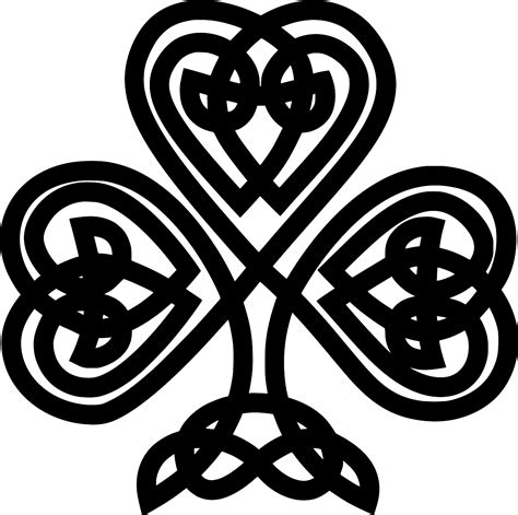 SVG > shamrock crest irish swirl - Free SVG Image & Icon. | SVG Silh