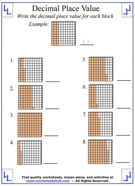 Decimal Place Value Worksheets Decimal Place Value Worksheets Th 15744 | Hot Sex Picture