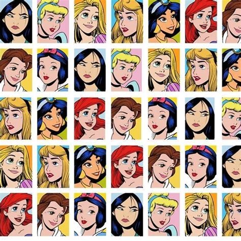 Disney Princess Faces