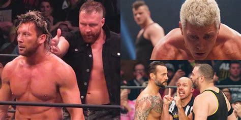 10 Best AEW Rivalries Between Males, Ranked