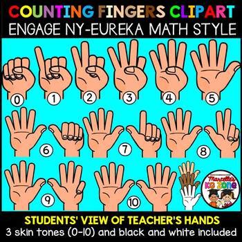 Finger Counting Clipart Teaching Resources | Teachers Pay Teachers