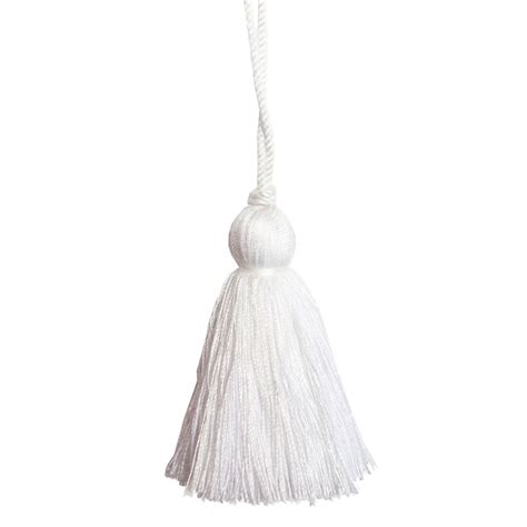 Craft Tassel - White - No Chintz Tassels