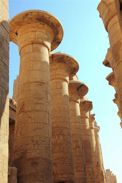 Columns In Karnak Temple Photograph by Mikhail Kokhanchikov - Fine Art America