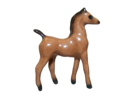 Hagen-Renaker Ceramic Animal Figure Mini Mini Colt Bay