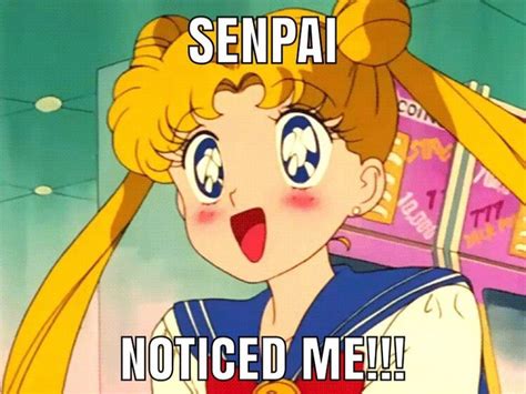 Senpai finally noticed me! | Senpai, Yandere, Anime memes