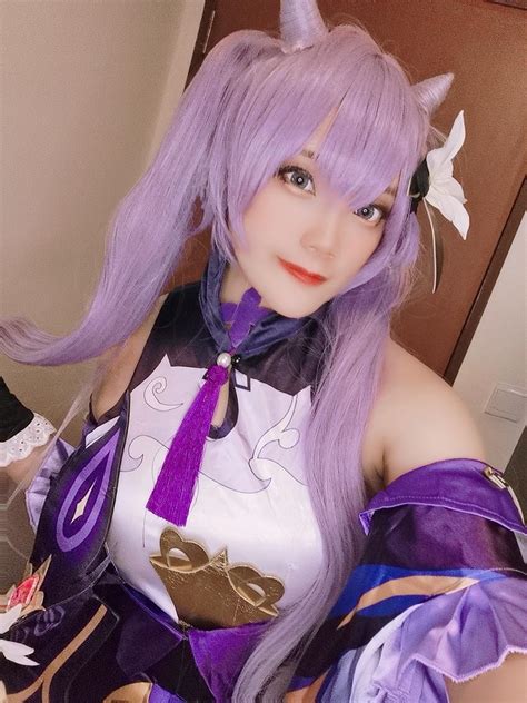 Tried on my Keqing cosplay! : r/Genshin_Impact