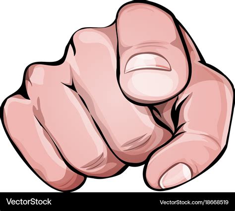 We want you pointing finger icon Royalty Free Vector Image