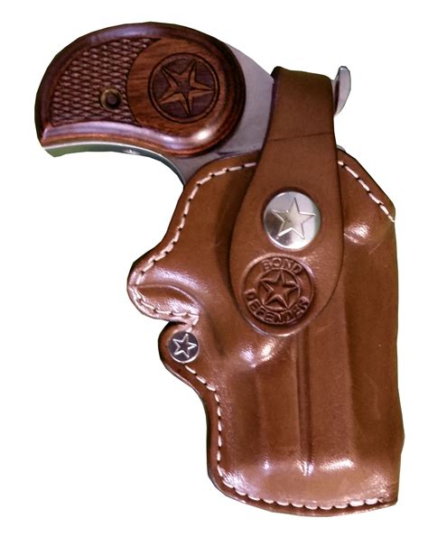 USA MADE Bond Arms 4.25” barrel Derringer Handmade leather derringer 45 ...