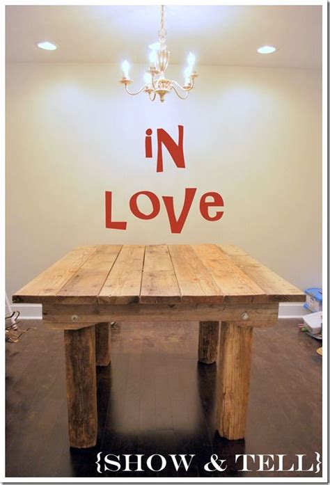 {my version of a farmhouse table} | Sweet Pickins Furniture | Diy ...