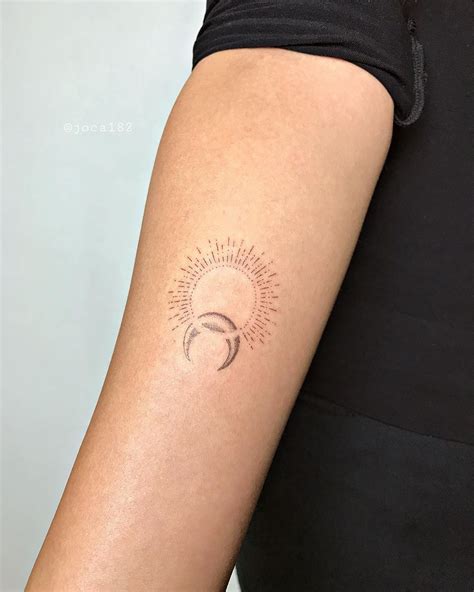 Sun And Moon Tattoo Pinterest - 50 Examples Of Moon Tattoos Cuded Sun ...