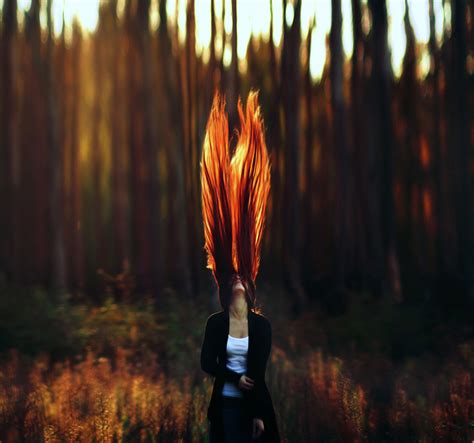 girl with a fire hair photo | One Big Photo