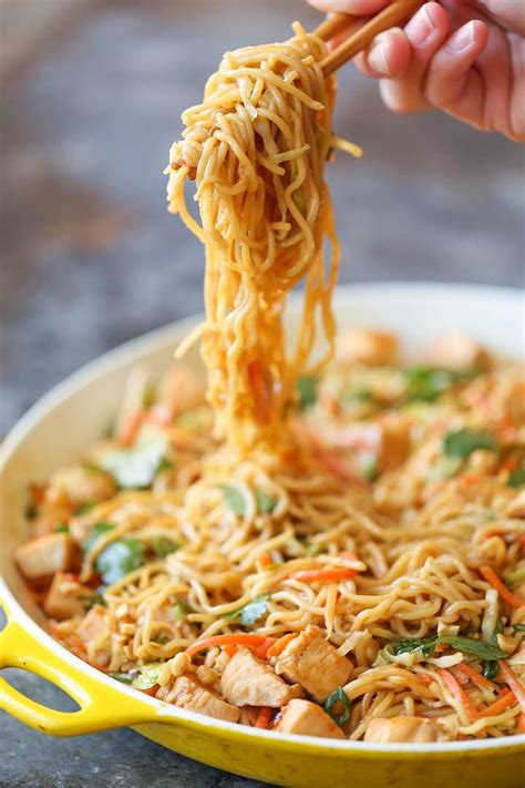 Recipes With Clear Thai Noodles And Chicken / Spicy Thai Chicken Noodle ...