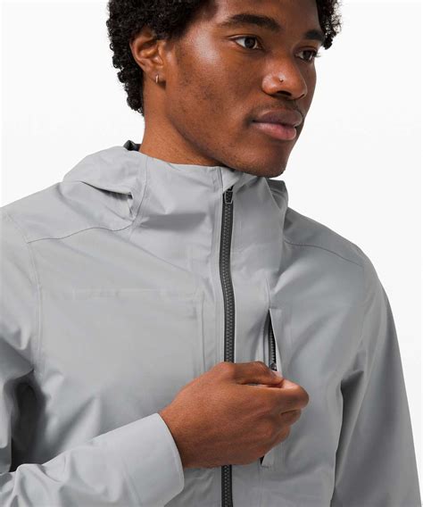 Lululemon Outpour Shell Jacket - Rhino Grey - lulu fanatics