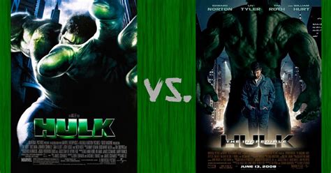 Cinema Showdown: Hulk 2003 vs. Hulk 2008 | Enuffa.com