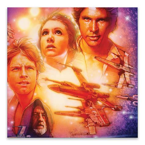 Episode IV: A New Hope // Special Edition (16"W x 16"H x 1.25"D) - Retro Star Wars Prints ...