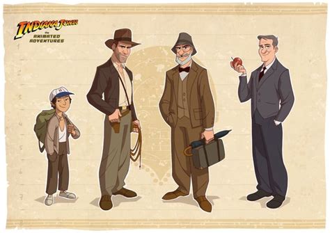 Indiana Jones Characters, Indiana Jones Films, Harrison Ford, Cartoons ...