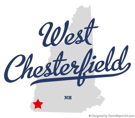 Map of West Chesterfield, NH, New Hampshire