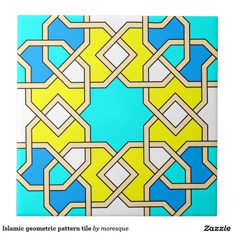 Create your own Ceramic Tile | Zazzle | Geometric pattern art, Islamic art pattern, Geometric art