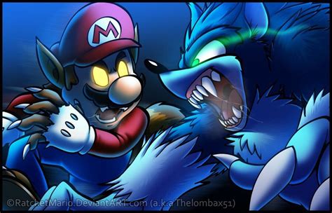 Werewolf Mario Vs Sonic Werehog | Sonic the Hedgehog! Amino