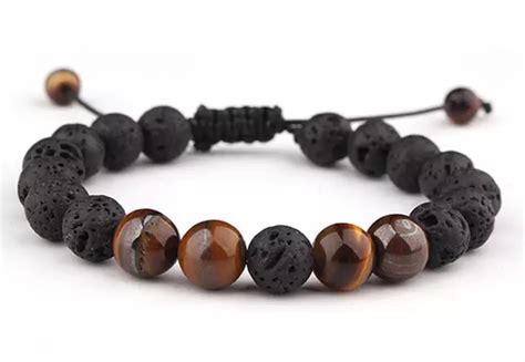 doTERRA Wild Orange and Volcanic Lava Stone Bracelet Little Button Essentials