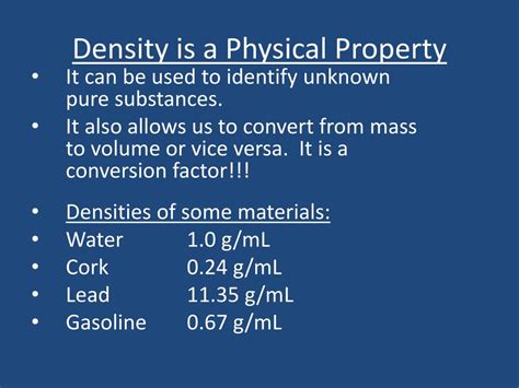 PPT - Density PowerPoint Presentation, free download - ID:5567565