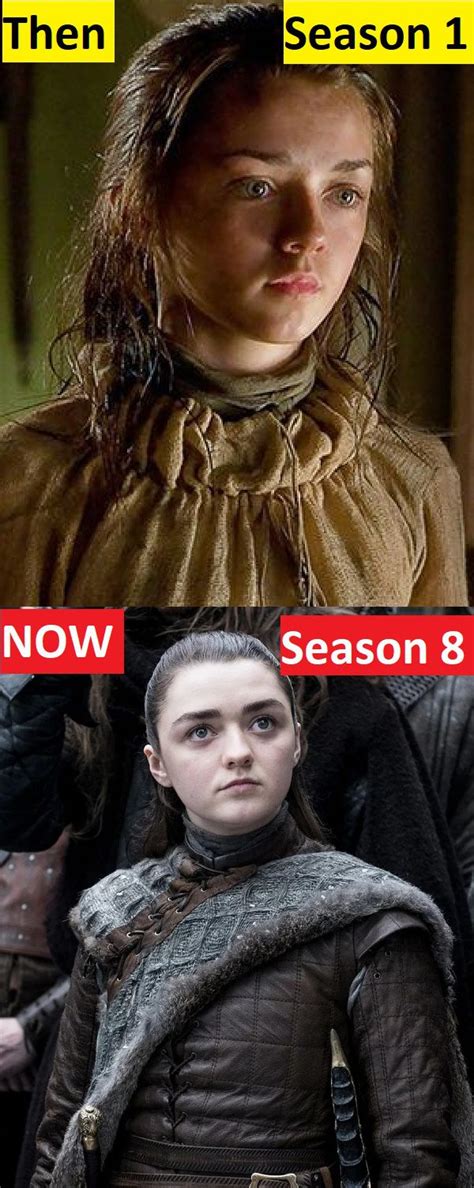 Arya Stark Season 1 vs Season 8 - Viral Gala